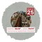 Light Grey Suede Mat Board for 18x18 Frames - Circle Opening for 14x14 Photos
